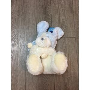 NWT applause Blue doggy with baby doggy blue white plush Newborn